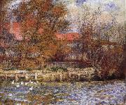 Pierre Renoir The Duck Pond oil painting on canvas